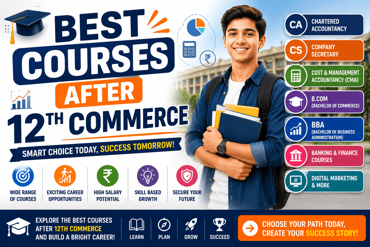 Best Courses After 12th Commerce in 2026 — Complete Career Guide