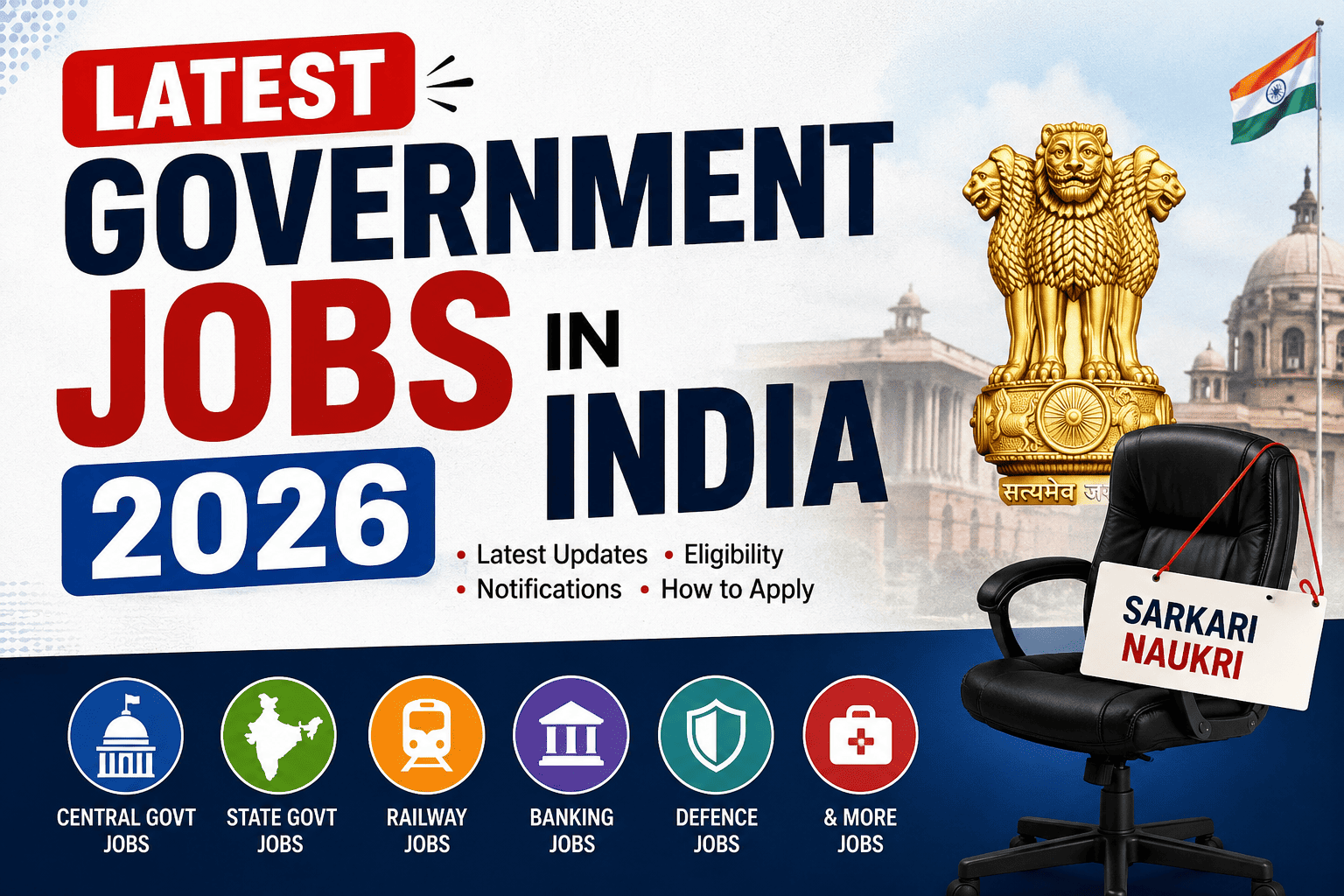 Latest Government Jobs in India 2026